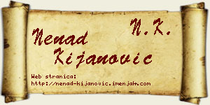 Nenad Kijanović vizit kartica